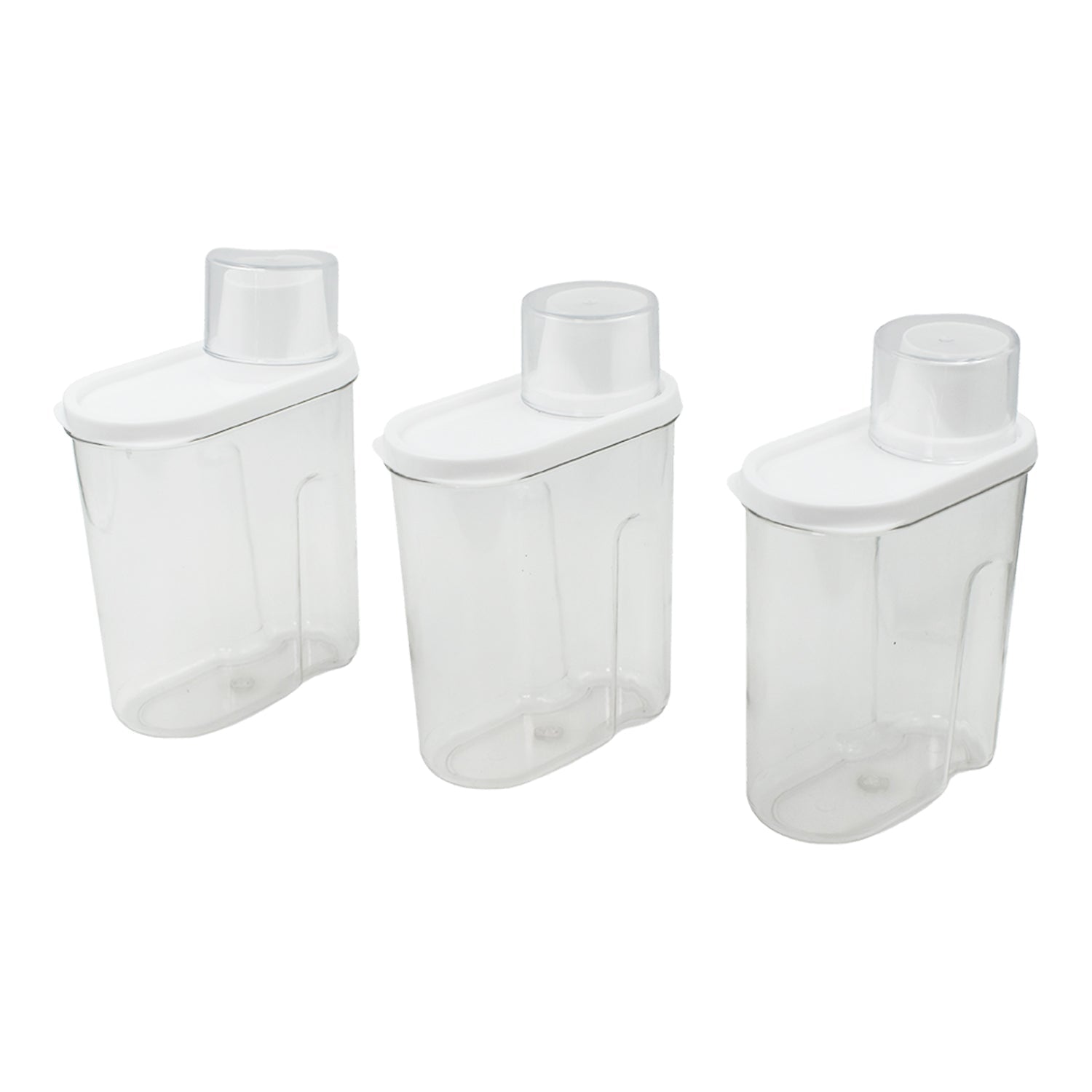 2760 3 Pc Cereal Dispenser 750 ML For Storing And Serving Of Cereal And All Stuffs. freeshipping - DeoDap 2760 3 Pc Cereal Dispenser 750 ML For Storing And Serving Of Cereal And All Stuffs. freeshipping - DeoDap
